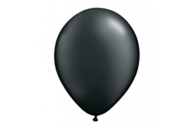 11 inch-es Pearl Onyx Black/Fekete Kerek Lufi