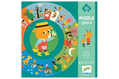 Óriás körpuzzle - Mackó egy éve